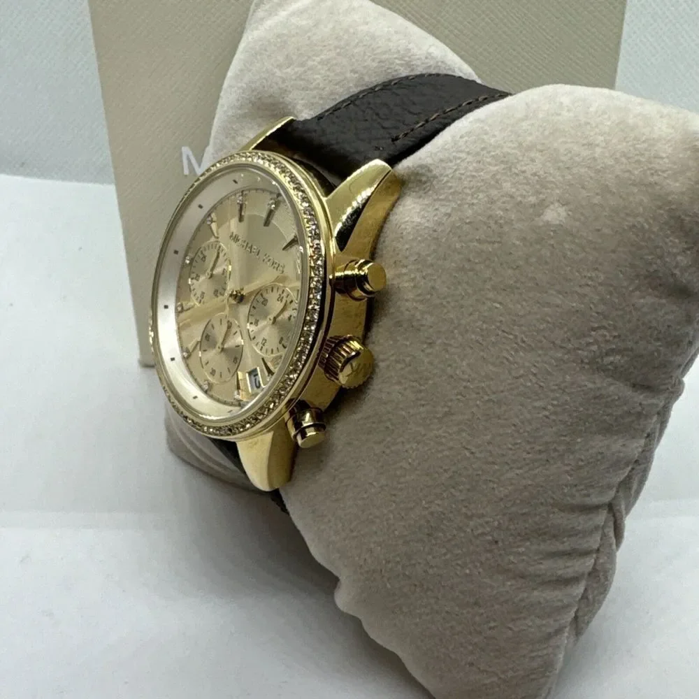 Fossil Accomplice FTW1200 Women Brown Strap Analog Dial Hybrid Smartwatch HME358